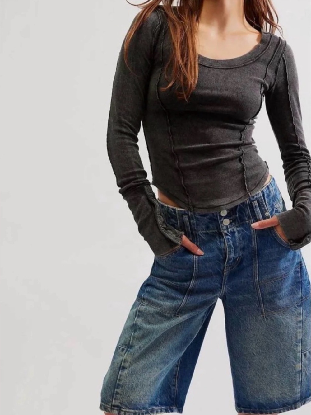 Free People We The Free Stuck On You Long Sleeve Top XS